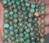 8MM Turquoise Gemstone ROUND Loose Beads 15.5 inch Full Strand (90184638-A133)