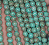 8MM Boulder Creek Turquoise Gemstone ROUND Loose Beads 16 inch Full Strand (90184640-A133)