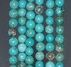 8MM Turquoise Howlite Gemstone ROUND Loose Beads 16 inch Full Strand (90184644-A133)