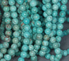 8MM Turquoise Howlite Gemstone ROUND Loose Beads 15.5 inch Full Strand (90184646-A133)