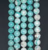 8MM Turquoise Howlite Gemstone ROUND Loose Beads 15.5 inch Full Strand (90184647-A134)