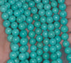 10MM Turquoise Howlite Gemstone ROUND Loose Beads 16 inch Full Strand (90184654-A134)