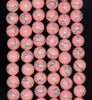 6MM Pink Matrix Turquoise Gemstone Round Loose Beads 15 inch Full Strand (90184660-A143)