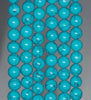 8MM Green Matrix Turquoise Gemstone Round Loose Beads 15.5 inch Full Strand (90184677-A144)