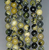 7MM Yellow Turquoise Gemstone ROUND Loose Beads 15.5 inch Full Strand (90184733-A123)