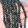 6MM Dark Forest Jade Gemstone ROUND Loose Beads 15.5 inch Full Strand (90184737-A123)