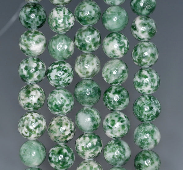 10MM Green Spot Jasper Gemstone ROUND Loose Beads 15.5 inch Full Strand (90184741-A123)