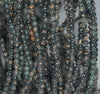 4MM Black Picasso Jasper Gemstone ROUND Loose Beads 15.5 inch Full Strand (90184743-A124)