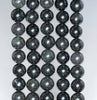 8MM Dark Forest Jade Gemstone ROUND Loose Beads 15.5 inch Full Strand (90184746-A124)