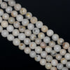 6MM Bolder White Jade Gemstone ROUND Loose Beads 15 inch Full Strand (90184747-A124)