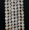 6MM Bolder White Jade Gemstone ROUND Loose Beads 15 inch Full Strand (90184747-A124)