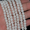 6MM White Jade Gemstone ROUND Loose Beads 15 inch Full Strand (90184748-A124)