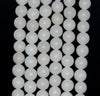 8MM White Jade Gemstone ROUND Loose Beads 15 inch Full Strand (90184750-A124)