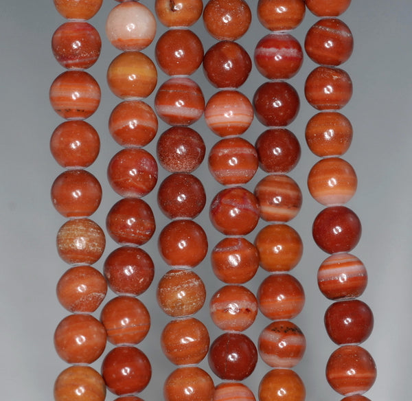 6MM Red Zebra Jasper Gemstone ROUND Loose Beads 15.5 inch Full Strand (90184770-A126)