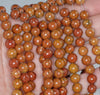 6MM Red Petrified Jasper Gemstone ROUND Loose Beads 15.5 inch Full Strand (90184782-A127)