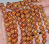 10MM Red Petrified Jasper Gemstone ROUND Loose Beads 15 inch Full Strand (90184785-A127)