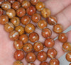 10MM Red Petrified Jasper Gemstone ROUND Loose Beads 15 inch Full Strand (90184786-A127)