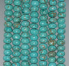 8 x 5 - 9 x 6MM Turquoise Howlite Gemstone RONDELLE Loose Beads 15.5 inch Full Strand (90184789-A127)