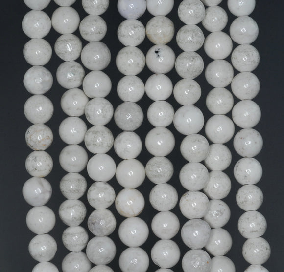 6MM Howlite Gemstone ROUND Loose Beads 15.5 inch Full Strand (90184793-A128)