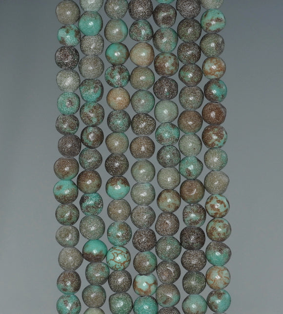 5MM Boulder Creek Turquoise Gemstone ROUND Loose Beads 16 inch Full Strand (90184806-A128)