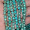 6MM Turquoise Gemstone ROUND Loose Beads 15.5 inch Full Strand (90184824-A130)