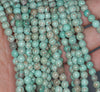 6MM Boulder Creek Turquoise Gemstone ROUND Loose Beads 16 inch Full Strand (90184828-A130)