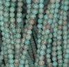 6MM Boulder Creek Turquoise Gemstone ROUND Loose Beads 16 inch Full Strand (90184828-A130)