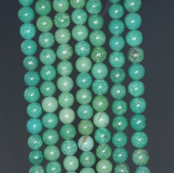 6MM Turquoise Howlite Gemstone ROUND Loose Beads 15.5 inch Full Strand (90184830-A130)