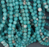 6MM Turquoise Howlite Gemstone ROUND Loose Beads 15.5 inch Full Strand (90184838-A130)