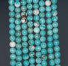 6MM Turquoise Howlite Gemstone ROUND Loose Beads 15.5 inch Full Strand (90184838-A130)