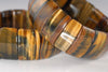 25X14-25X10MM Yellow Tiger Eye Gemstone Bracelet Loose Beads 8 inch Half Strand (90189775-B97)