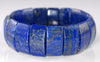 24X14-24X11MM Lapis Lazuli Gemstone Bracelet Loose Beads 8 inch Half Strand (90189778-B97)