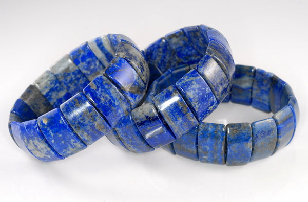 24X14-24X10MM Lapis Lazuli Gemstone Bracelet Loose Beads 8.5 inch Half Strand (90189779-B97)