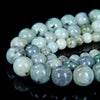 Natural Burma Green Jade Gemstone Grade A Round 6MM 8MM 10MM Loose Beads (D9)