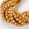 8x8MM 108PCS Golden Sandalwood Grade AAA Prayer Buddha Mala Meditation Beads Barrel Drum Loose Beads BULK LOT (80008712-D85)