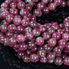 Ruby Red Madagascar Eudialyte Gemstone Grade AAA Round 5MM 6MM 7MM 8MM Loose Beads (D15)