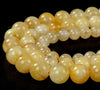 Citrine Gemstone Round 7MM 8MM 9MM 10MM 11MM 12MM 13MM 14MM Loose Beads (D141 D142)