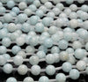 8mm Blue Genuine Celestite Gemstone Grade AAA Round Loose Beads (A265)