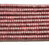 8x3mm Purple Rosewood Prayer Buddha Mala Meditation Beads Rondelle Heishi Slice Beads 15.5 inch BULK LOT (80007427-A262)