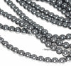 4mm Noir Black Hematite Gemstone Black Round Loose Beads 16 inch Full Strand (90147904-147)