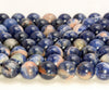 8mm Orange Blue Sodalite Gemstone Grade AAA Round Loose Beads 15 Inch Full Strand (80007342-A255)