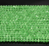 3MM Cat Eye Gemstone Green Micro Faceted Round Beads Grade AAA 14.5 inch Full Strand (80007190-A247)