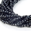 4MM Black Tourmaline Gemstone Grade AAA Micro Faceted Square Cube Loose Beads (P19)