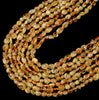 6-8MM Natural Citrine Yellow Gemstone Pebble Nugget Loose Beads (D183)