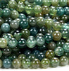 Rare Natural Apatite Green Blue Gemstone Grade AAA Round 6MM 7MM 8MM Loose Beads (D289)