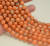 Orange Calcite Gemstone Grade AA Round 6mm 8mm 10mm 12mm Loose Beads (A273)