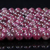 Ruby Red Madagascar Eudialyte Gemstone Grade AAA Round 5MM 6MM 7MM 8MM Loose Beads (D15)