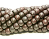 9x7mm Dark Brown Rosewood Prayer Buddha Mala Meditation Beads Rondelle Beads 15.5 inch BULK LOT (80007424-A262)