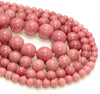 Pink Red Rhodonite Gemstone Grade Aaa Round 6mm 8mm 8mm 10mm Loose Beads (A259)