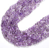 6-8MM Natural Amethyst Gemstone Pebble Nugget Loose Beads (D184)